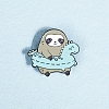 Sloth with Swimming Ring Enamel Pins PW-WG05FC6-01-5