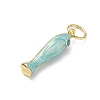 Brass Enamel Pendants KK-CBA6980-11G-I-2
