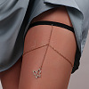 Alloy Rhinestone Sexy Multilayer Tassel Leg Chain WG728BB-15-1