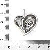 Brass Micro Pave Cubic Zirconia Pendants KK-S510-32GP-01-3