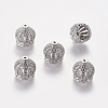 Brass Cubic Zirconia Beads LS-ZIRC-F001-183B-P-1