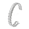 304 Stainless Steel Cuff Bangles for Women BJEW-Z078-13P-1