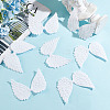 AHADEMAKER 50Pcs Cloth Embossed Wing Ornament Accessories FIND-GA0002-55-4