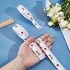 2 Rolls 2 Styles Back to School Season Polyester Ribbons OCOR-GF0005-94-3