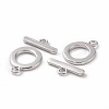 Brass Toggle Clasps KK-E068-VC177-3