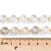 Natural Quartz Crystal Beads Strands G-U023-A07-01-5