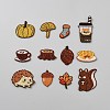 Fall Autumn Polyester Computerized Embroidery Cloth Iron on Sew on Patches FB-FZC8B36-01-1