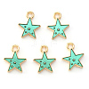 Alloy Enamel Charms X-ENAM-S121-028B-2