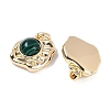 Synthetic Malachite Pendants KK-U043-43G-C-2