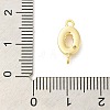 Rack Plating Brass Clear Cubic Zirconia Connector Charms KK-S396-06E-3