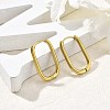 Ion Plating(IP) 304 Stainless Steel Hoop Earrings for Women EJEW-U035-12G-01-2