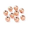 Rack Plating Brass Spacer Beads KKB-I709-03F-RG-2