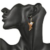 304 Stainless Steel MIYUKI Glass Seed Beads Bird Dangle Earrings EJEW-MZ00555-03-2