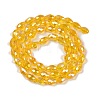 Transparent Electroplate Glass Beads Strands LS-EGLA-N013-T4mm-B04-2