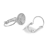 Tarnish Resistant 304 Stainless Steel Leverback Earring Findings KK-H152-08A-P-2