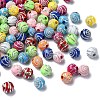 Plating Acrylic Beads PACR-YW0001-20-2