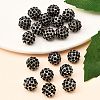 Alloy Rhinestone Beads RB-A034-10mm-A02B-4