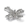 Cross Alloy Rhinestone Brooch Pins JEWB-Z034-06P-02-2