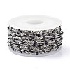 304 Stainless Steel Enamel Curb Chains CHS-P013-01P-02-3