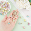 HOBBIESAY 60Pcs 5 Colors Luminous Glow in the Dark Glass Wish Bottle Pendants FIND-HY0003-55-3