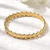 Fish 304 Stainless Steel Hinged Bangle for Women BJEW-K237-28G-2