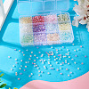 144G 12 Colors Transparent Spray Painted Glass Beads EGLA-TA0013-13-7