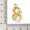 Rack Plating Octopus Brass Pendants KK-Z056-03G-3