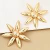 Alloy Stud Earrings LS-EJEW-D300-02G-01-3