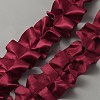 3.28 Feet Polyester Ruffled Ribbons SRIB-WH0011-087B-1