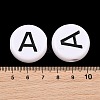 Opaque Acrylic European Beads AC-CBA3BDD-01A-3