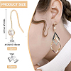 12Pcs Brass Earring Hooks KK-BC0008-48-2