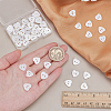 50Pcs 2-Hole Natural Shell Buttons BUTT-AR0001-24-3