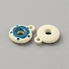 Frosted Painted Colored Alloy Pendants FIND-TAC0010-82H-2