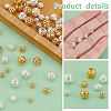   80Pcs 8 Styles Long-Lasting Plated Hollowed Brass Beads KK-PH0006-75-4