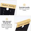 Fingerinspire Plastic Earring Display Card CDIS-FG0001-38-4