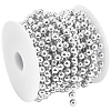 ABS Plastic Imitation Pearl Bead Chain KY-WH20006-09B-1
