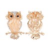 Rack Plating Alloy Crystal Rhinestone Cabochons PALLOY-S143-14-2