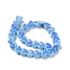 Heart Handmade Lampwork Beads Strands LAMP-G150-01E-3