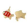 Ocean Brass Charms KK-D221-21G-02-2
