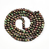 Baking Paint Glass Beads Strands DGLA-N003-6mm-B07-3