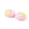 Opaque Cute Cartoon Resin Cabochons CRES-O006-06B-3