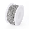 Tarnish Resistant 304 Stainless Steel Cable Chains CHS-H009-25P-A-3