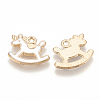 Alloy Enamel Pendants X-ENAM-S115-040E-2