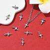 SHEGRACE Brass Micro Pave Clear Cubic Zirconia Pendants XGRQ2O696-453P-5