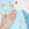  ® DIY Resin Mermaid Tail Shape Earring Making Kits DIY-PH0010-66-3