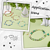 3 Strands Electroplate Glass Beads Strands EGLA-PA0001-25D-5