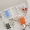 Rectangle and Heart DIY Silicone Pendant Molds PW-WG77152-01-2