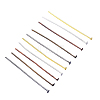 200Pcs 5 Colors Iron Flat Head Pins IFIN-CJ0001-41-7