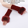 Polyacrylonitrile Fiber Yarn Knitting Fingerless Gloves COHT-PW0001-15D-2