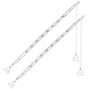 Alloy Rhinestone Non-slip Bra Straps AJEW-WH20054-199A-1